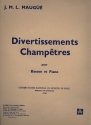 Divertissements et Champtres pour basson et piano