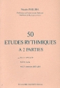 50 tudes rhythmiques  2 parties vol.1