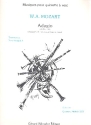 Adagio KV484a (411) pour flute, hautbois, clarinette, cor et basson partition et parties