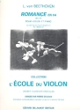 Romance en Fa op.50 pour violon et piano