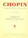 3 Polonaises for piano