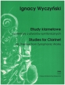 Studies for clarinet