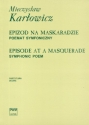 Episode at a Masquerade for orchestra for study score