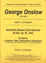 Sextett Es-Dur op.30 fr 2 Violinen, Viola, Violoncello, Kontrabass und Klavier Partitur und Stimmen