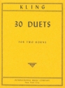 30 Duets for two horns score