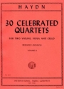 Haydn, Joseph 30 celebrated string quartets II 2 Geigen, Bratsche und Violoncello Stimmensatz