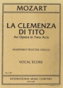 La Clemenza da Tito KV621 Opera vocal score