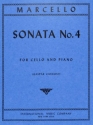 Sonata no.4 a minor Violoncello und Klavier Partitur und Stimmen