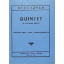 Quintet e flat major op.16 for piano, oboe, clarinet, horn and bassoon miniature score