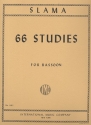 66 Studies in all Keys for bassoon