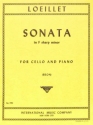 Cello Sonata F# Minor Violoncello und Klavier Partitur und Stimmen