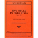 Five Pieces in Folk Style Op.102 Violoncello und Klavier Partitur und Stimmen