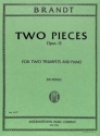 Two pieces op.15 2 Trompeten und Klavier Partitur und Stimmen