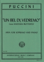 Un bel di vedremo - from 'Madame Butterfly' for soprano and piano Partitur (zugleich Spielpartitur)