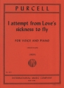 I attempt  from Love's sickness to fly in A major hohe Stimme und Klavier Partitur (zugleich Spielpartitur)