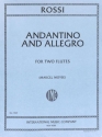 Rossi, Andantino & Allegro for 2 flutes