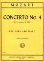 Horn Concerto no.4 EbMaj for horn and piano Partitur (zugleich Spielpartitur)