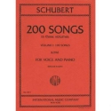 200 Songs in 3 Volumes vol.1 - 100 songs for low voice and piano (dt/en)