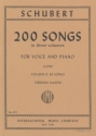 200 Songs in 3 vols. Vol.2: 50 Songs for low voice and piano (dt/en)