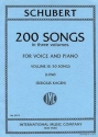 200 Songs in 3 vols. vol.3: 50 Songs for low voice and piano (dt/en)