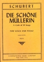 Die schne Mllerin op.25 D795 - a cycle of 20 Songs for high voice and piano score (dt)