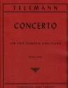 Concerto Bb maj for 2 trumpets and piano