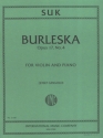 Suk, Burlesca op.17/4 for violin and piano