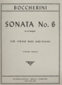 Sonata in A Major no.6 for double bass and piano