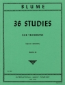 Blume, 36 studies Vol.3 for trombone or tuba