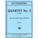 Dittersdorf, Karl Ditters von - String quartet No.3 G major for string quartets parts