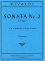 Sonata no.2 in F major string bass and piano