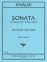 Sonata d minor for violin and piano