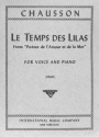 Le temps de lilas for high voice and piano