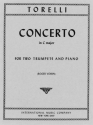 Concerto C major for 2 trumpets and piano