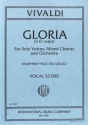 Gloria RV589 For 4 solo voices, mixed chorus and orchestra Vocal Score