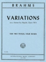 Variations on a theme by Haydn for 2 pianos 4 hands