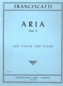 Aria op.14 for violin and piano