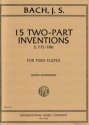 Fifteen two part inventions for 2 flutes