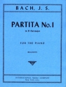 Partita no.1 B flat major for piano