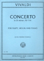 Concerto in d Minor RV514 for flute, violin and piano parts