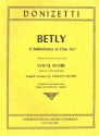 Betly opera vocal score (it/en)