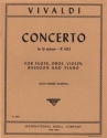 Concerto g minor for flute, oboe, viola, bassoon and piano parts