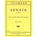 Sonata F Min for string bass and piano