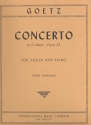 Concerto g minor op.22 for violin and piano