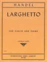 Larghetto for violin and piano