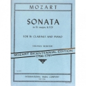 Sonata Eb major for clarinet in B flat and piano