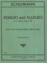 Adagio and Allegro in C major op.70 for alto saxophone and piano