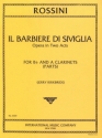 Barber of Seville for clarinet and piano