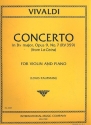 Concerto in Bb Major op.9,7 RV359 for Violin, Strings and Organ for violin and piano