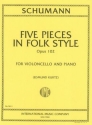 Five pieces in folk-style for cello and piano